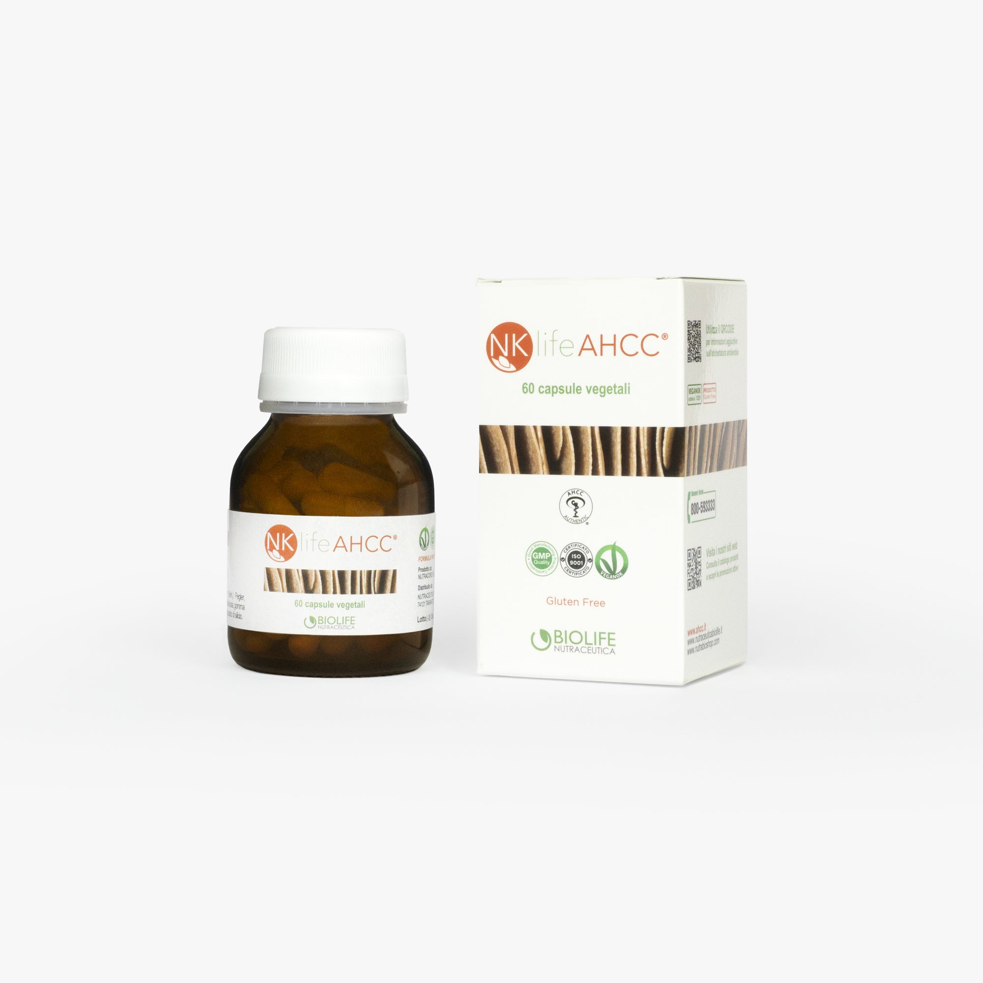 NKlife AHCC® Formato 60 capsule da 600 mg