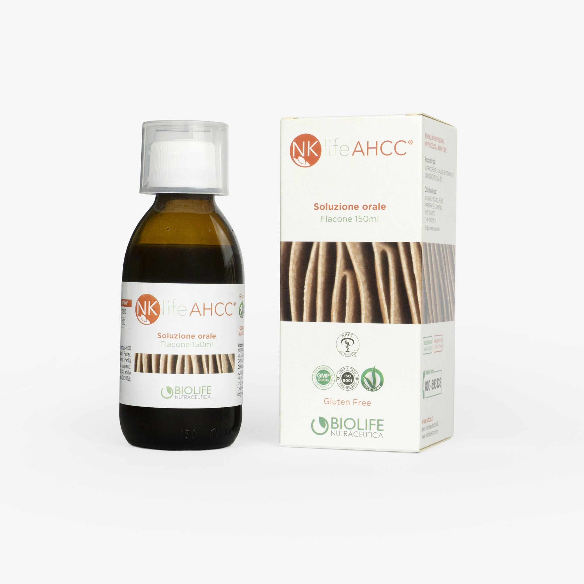 NKlife AHCC Soluzione Orale Flacone 150 ml